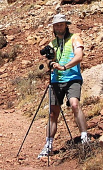 Eric at Meteor Crater