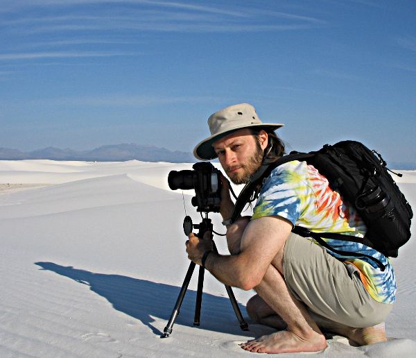 Eric at White Sands